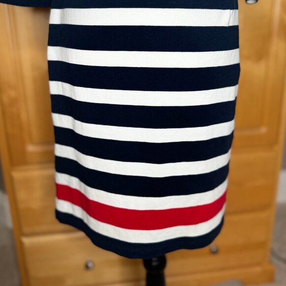 Lauren by Ralph Lauren, PL, T-Shirt Dress with Sailor Buttons - Picture 5 of 10